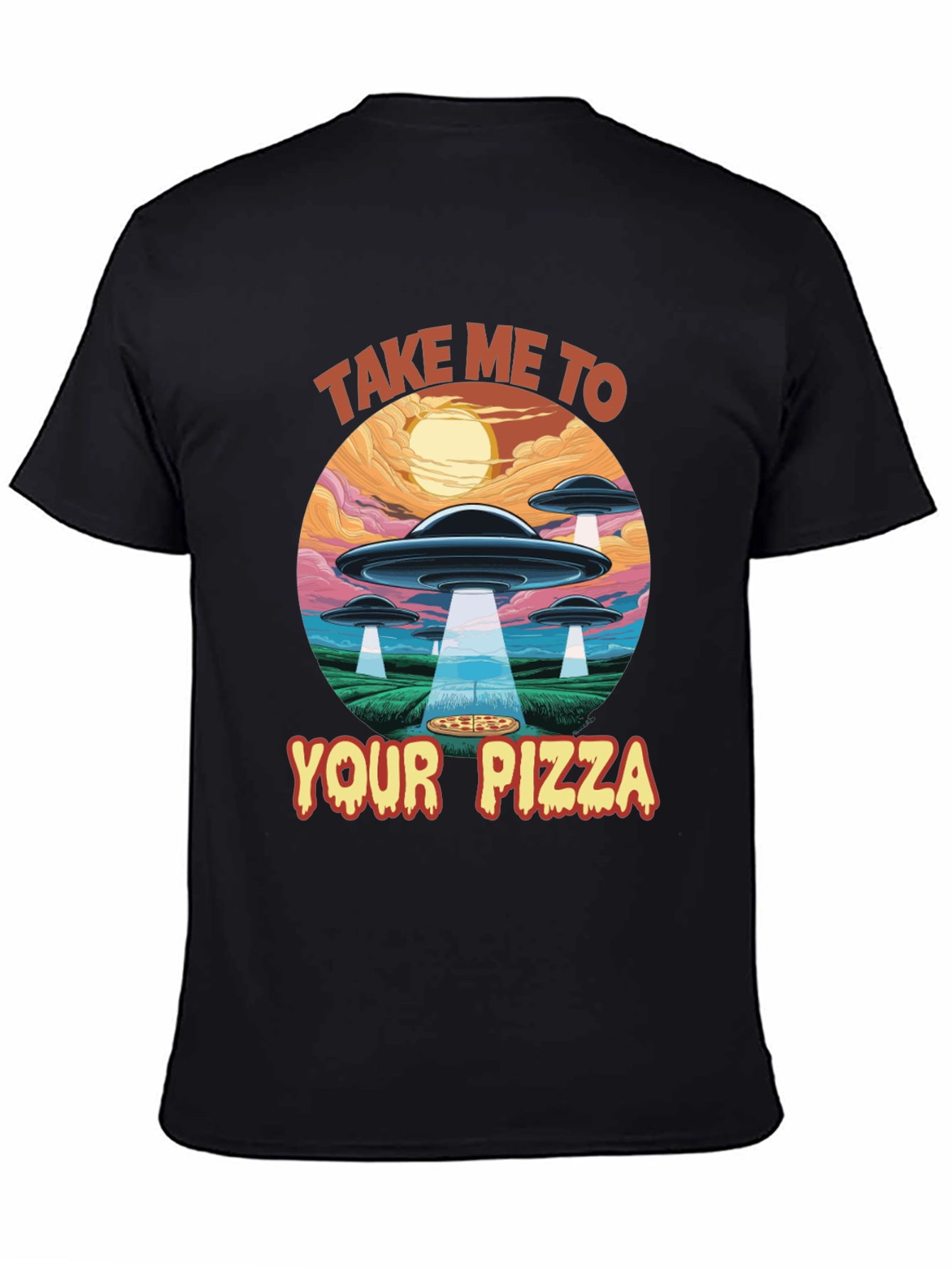 Take Me To Your Pizza Graphic T-Shirt