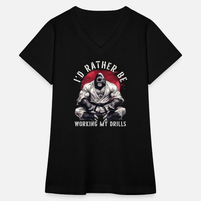 I'd Rather Be Working My Drills BJJ Jiu Jitsu