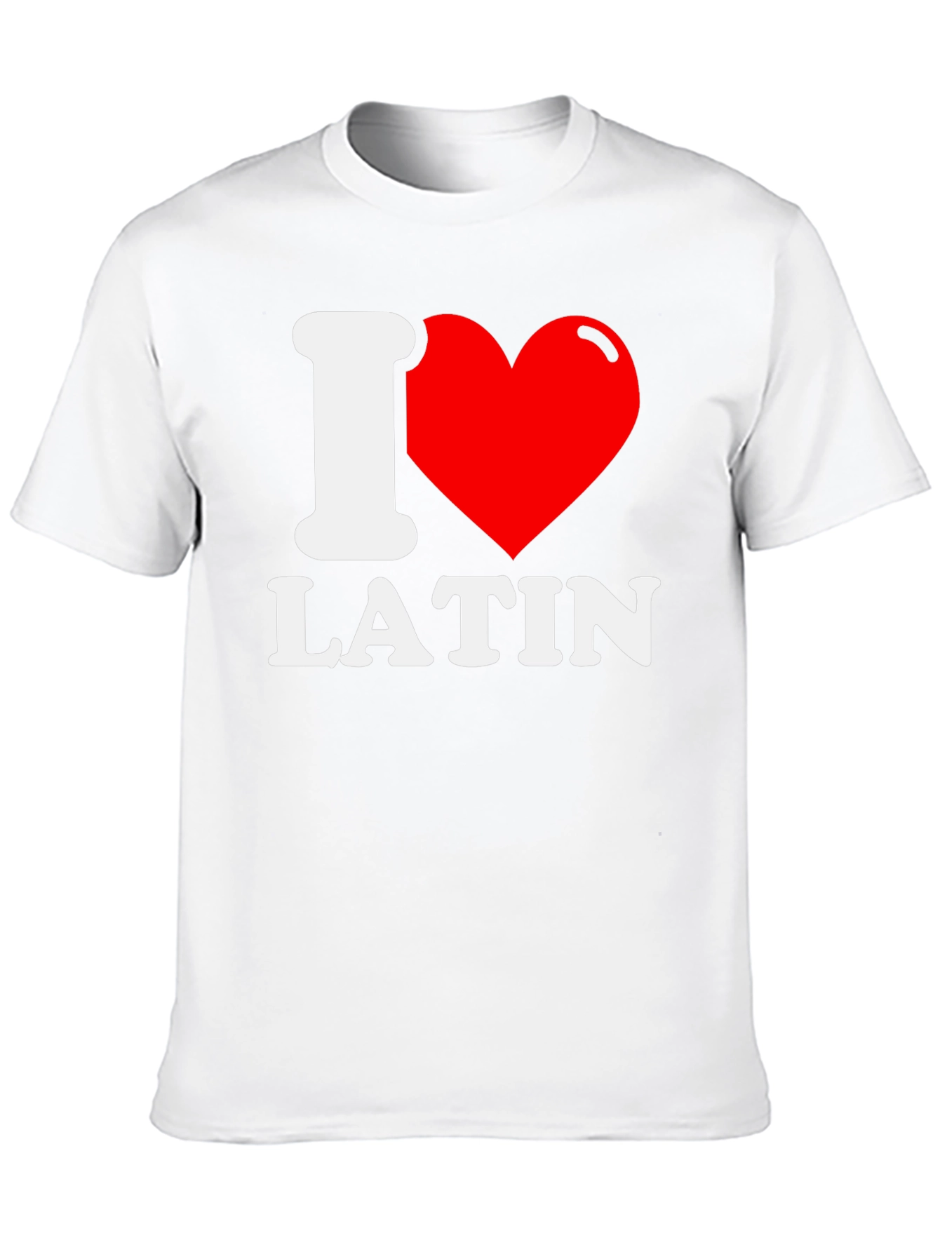 I Love Latin T-Shirt - Black Graphic Tee