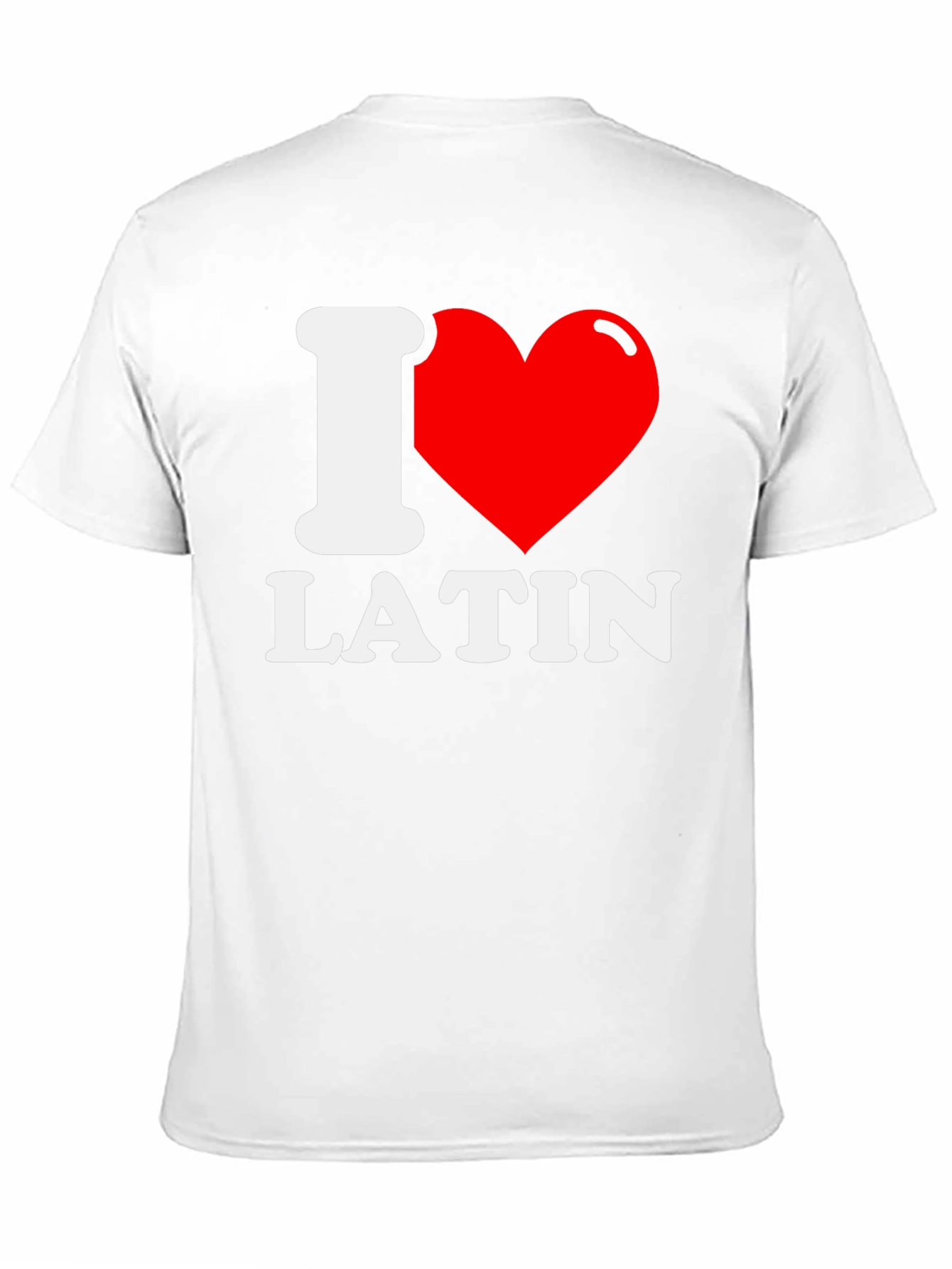I Love Latin T-Shirt - Black Graphic Tee