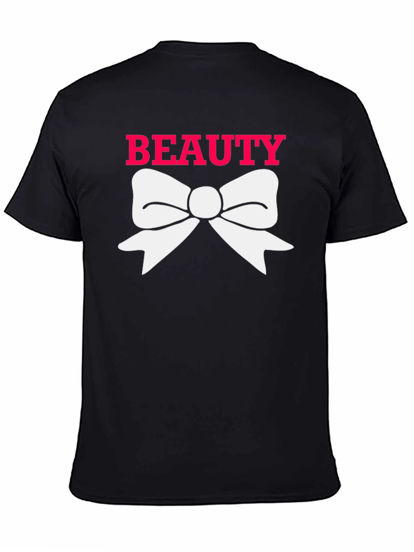 Beauty Bow Tee - Stylish Graphic T-Shirt