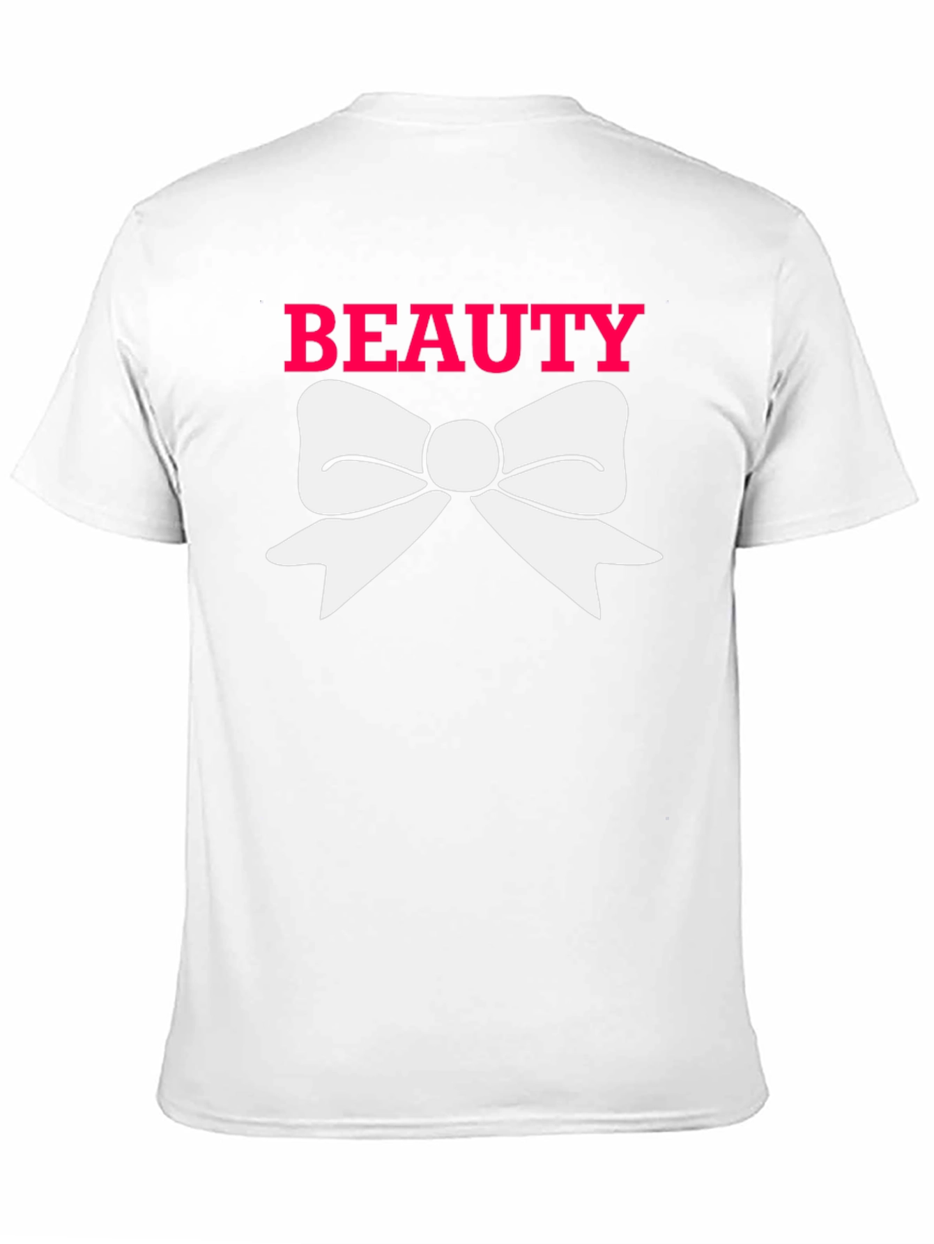 Beauty Bow Tee - Stylish Graphic T-Shirt