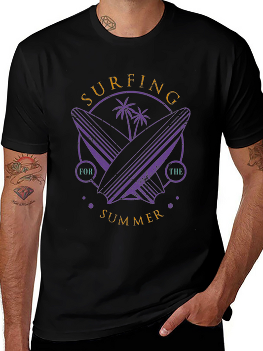 Surfing for the Summer Graphic T-Shirt