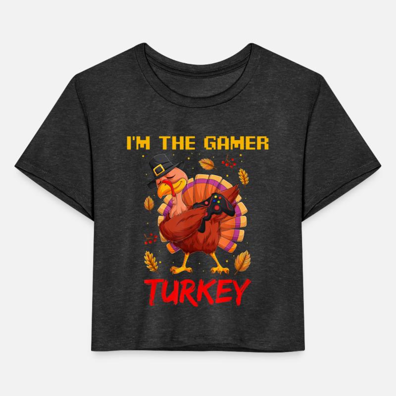 I’m The Gamer Turkey Trot Tees Kids Thanksgiving