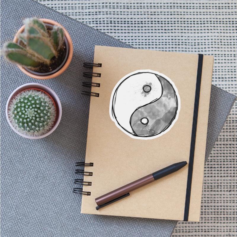 Image: Watercolor, Yin yang