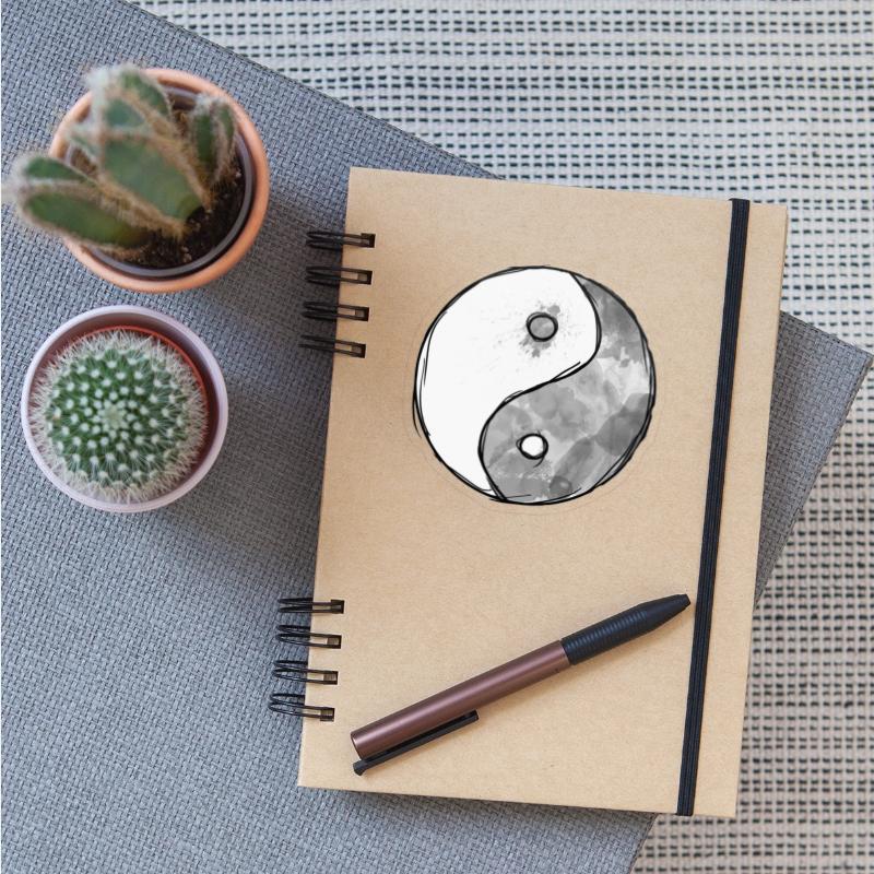 Image: Watercolor, Yin yang