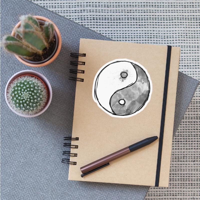 Image: Watercolor, Yin yang