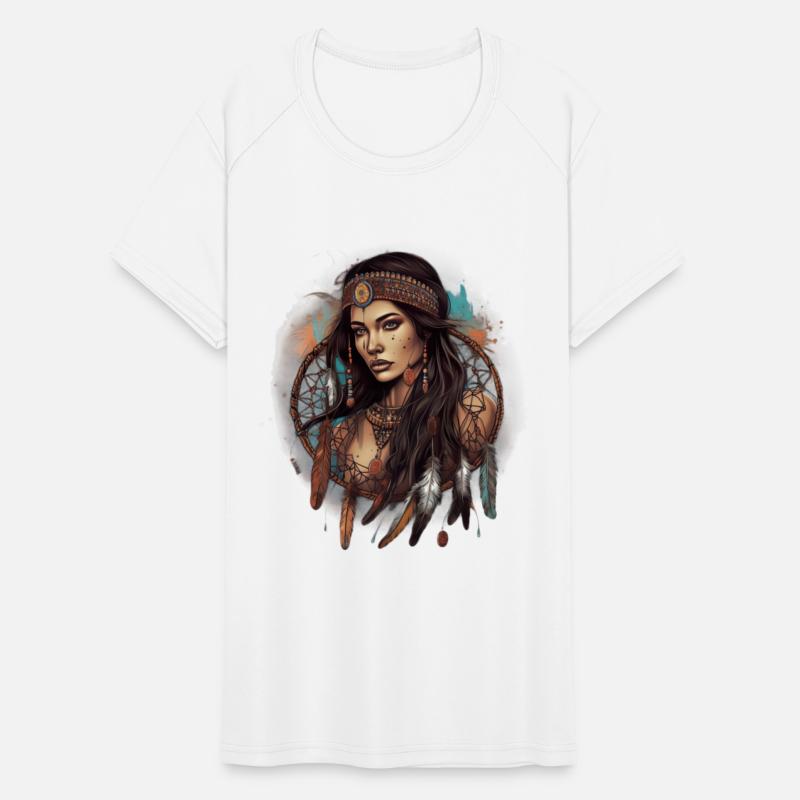 Indian Woman Spirit Dream Catcher for a Native