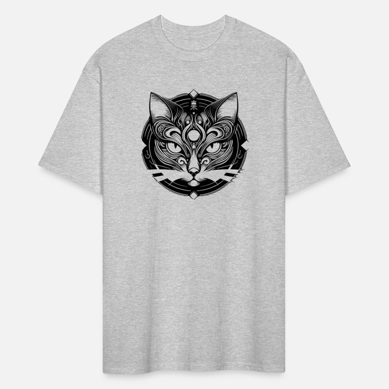 Intricate cat mandala with mystical symbols—perfec