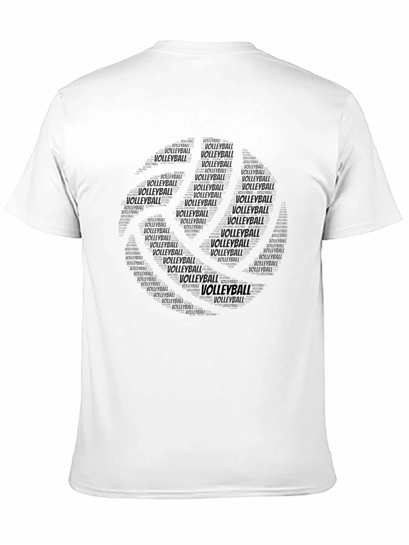 Volleyball Word Art T-Shirt