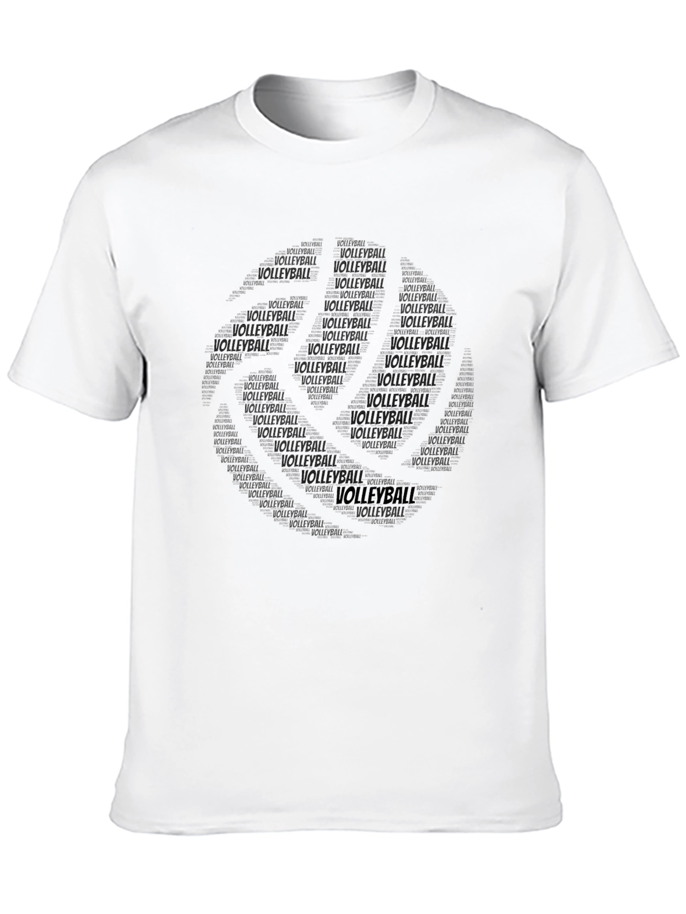 Volleyball Word Art T-Shirt