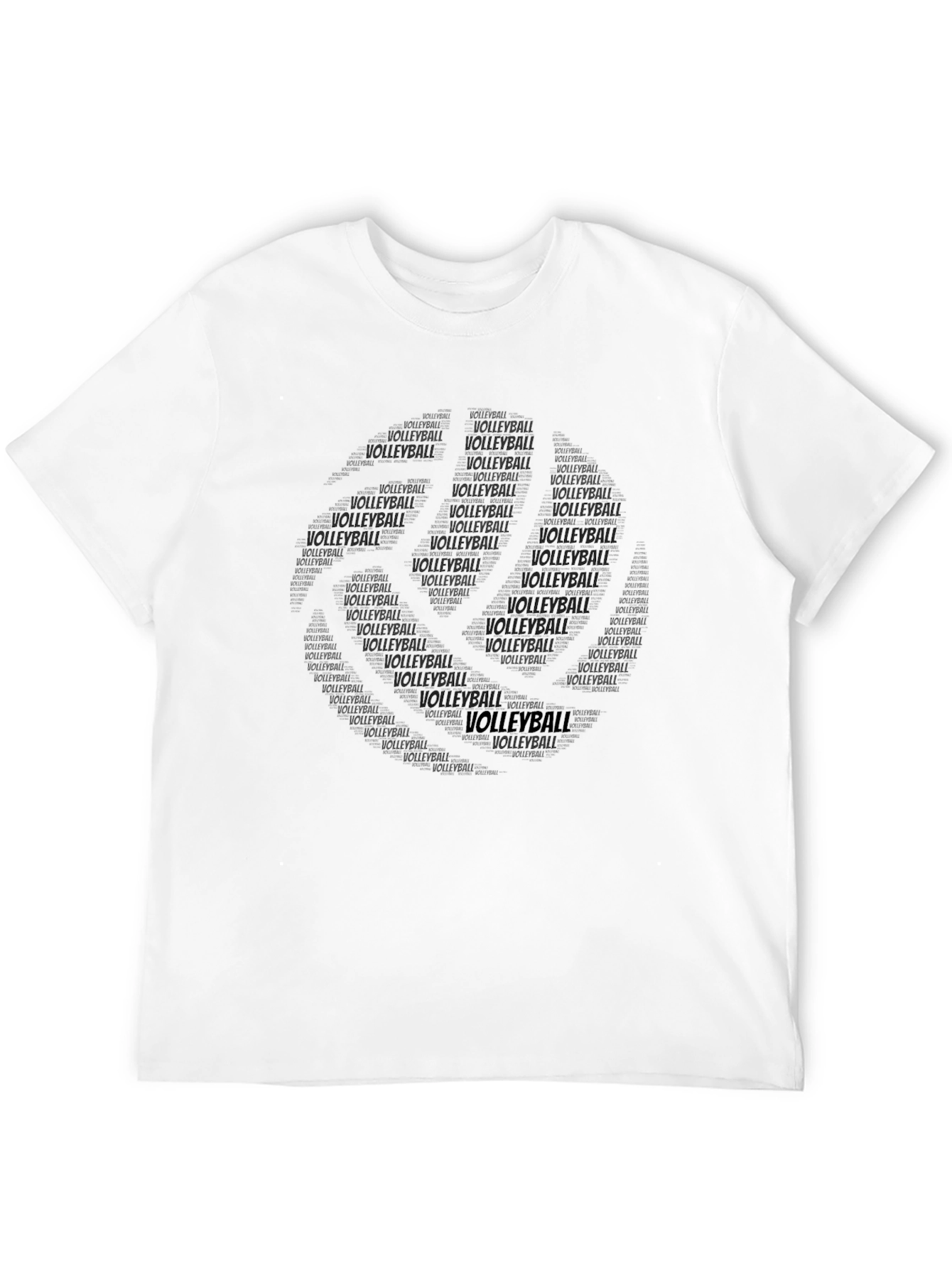 Volleyball Word Art T-Shirt