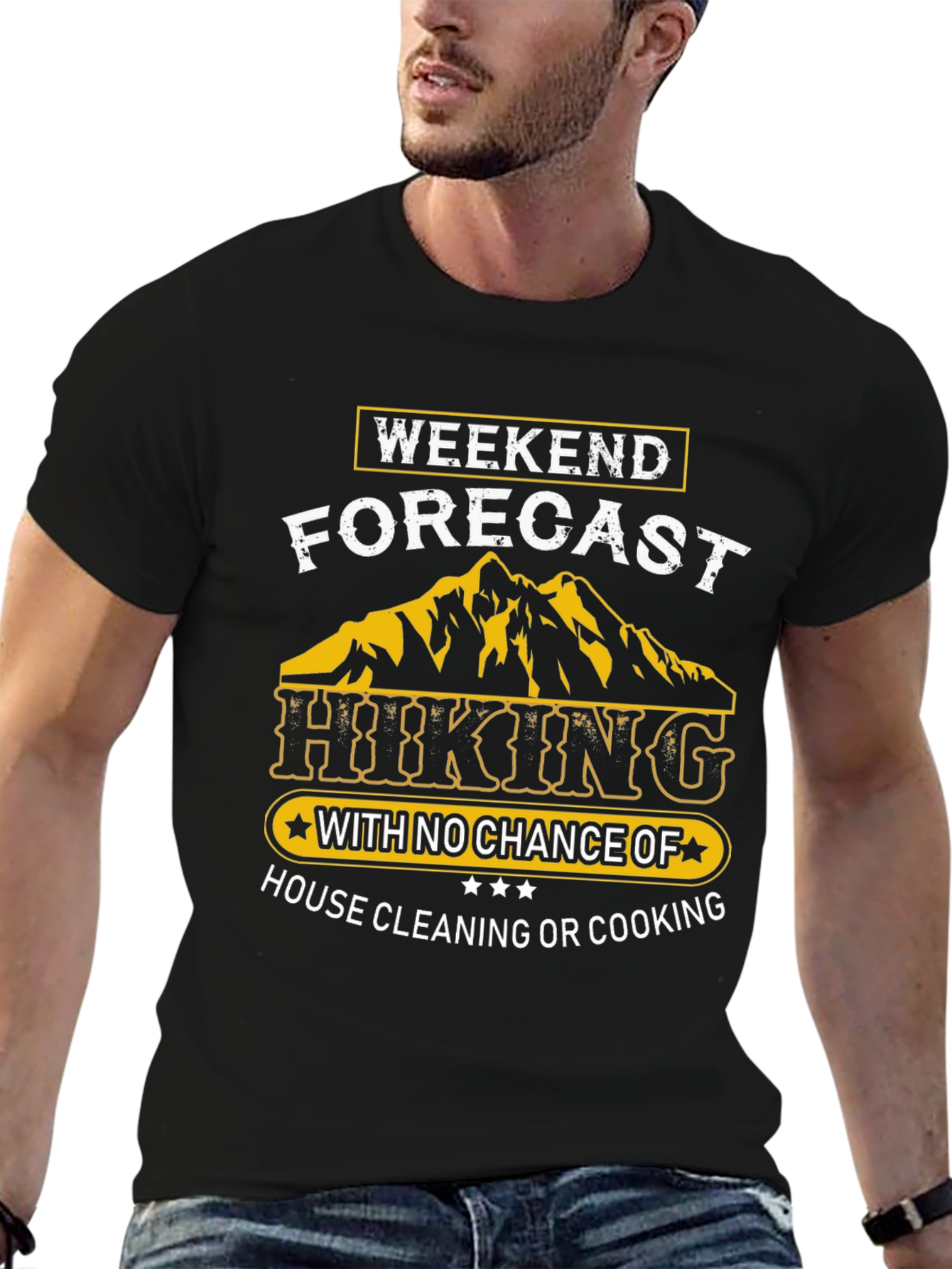 Hiking Weekend Forecast Graphic Tee