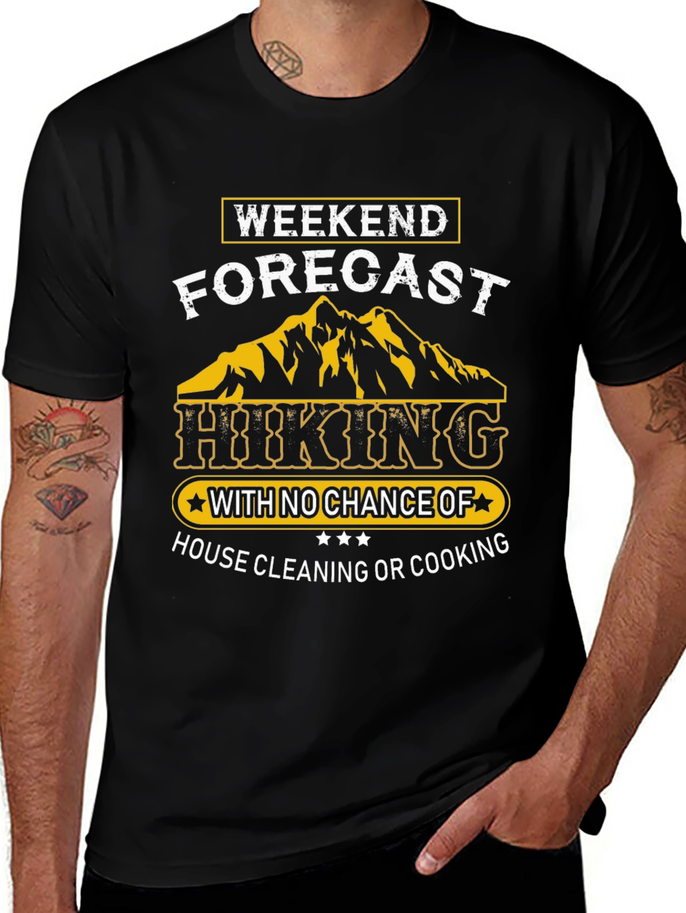 Hiking Weekend Forecast Graphic Tee