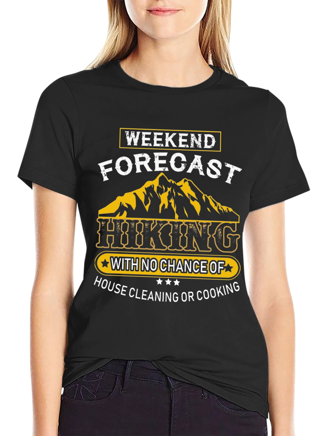 Hiking Weekend Forecast Graphic Tee