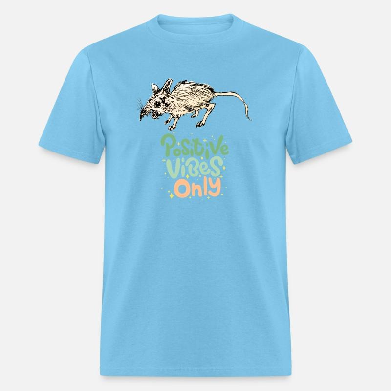 Ironic Rat Art – Positive Vibes Only Design