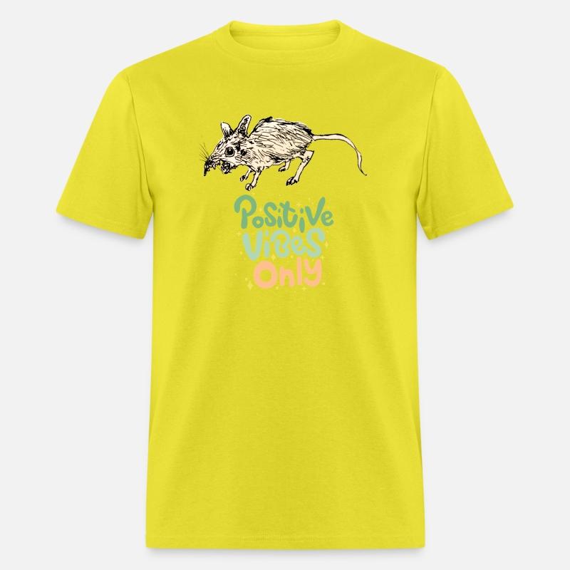 Ironic Rat Art – Positive Vibes Only Design