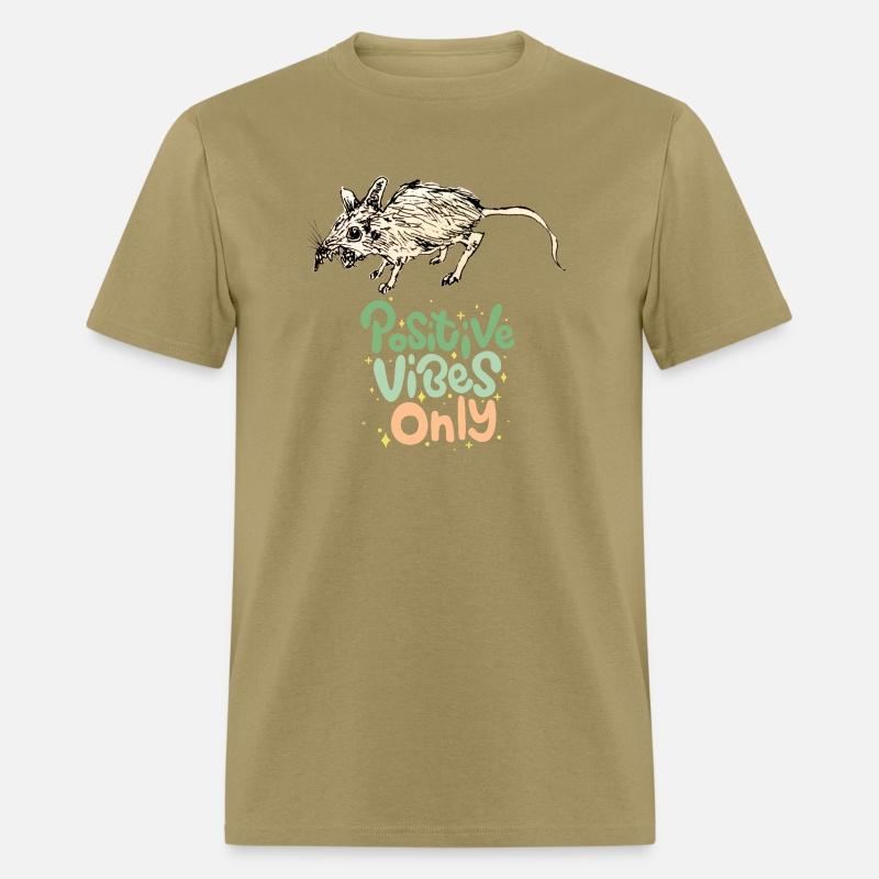 Ironic Rat Art – Positive Vibes Only Design