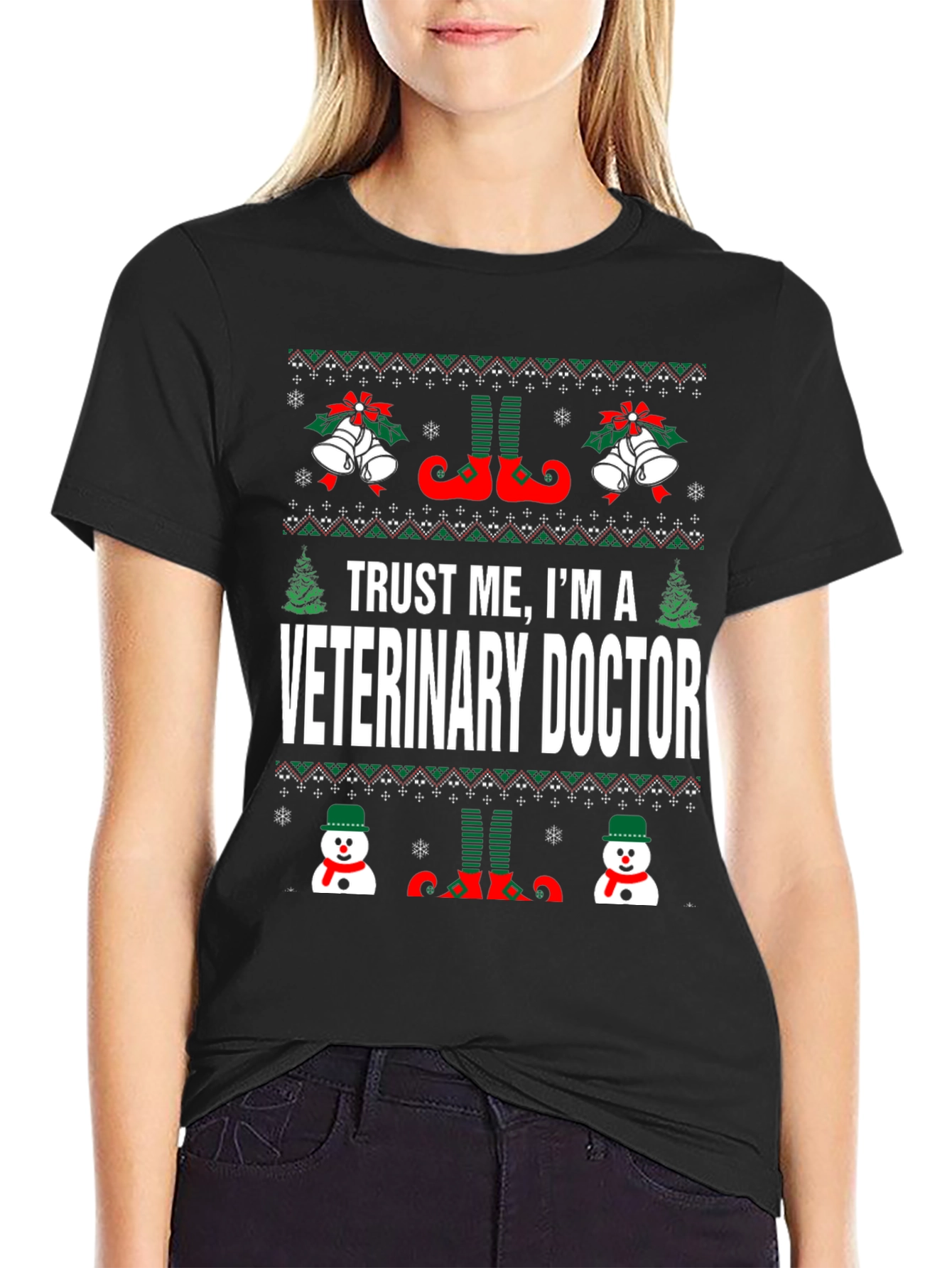 Veterinary Doctor Christmas T-Shirt