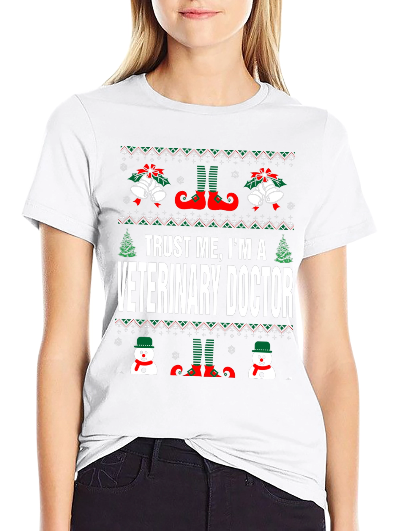 Veterinary Doctor Christmas T-Shirt