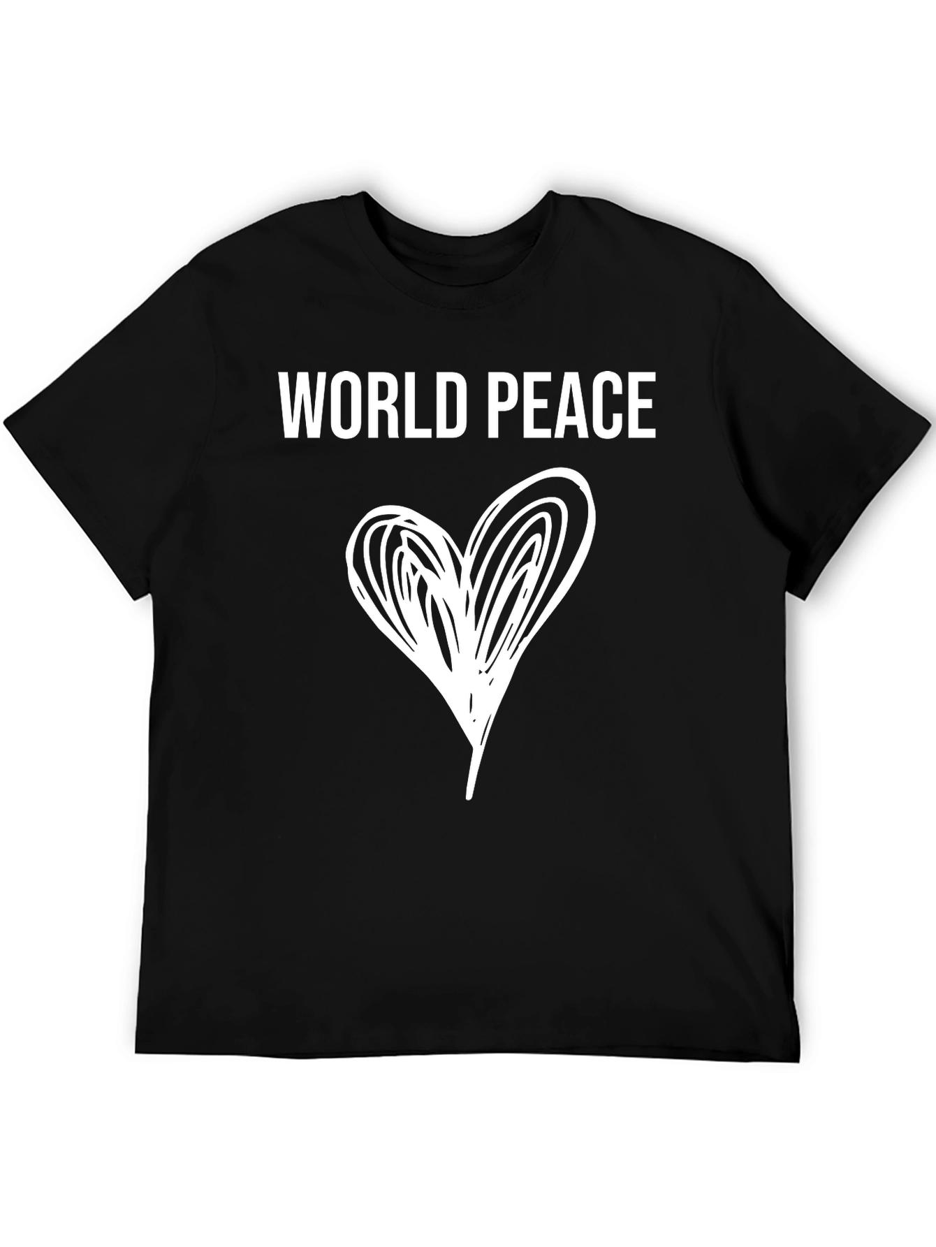 World Peace Heart Graphic Tee