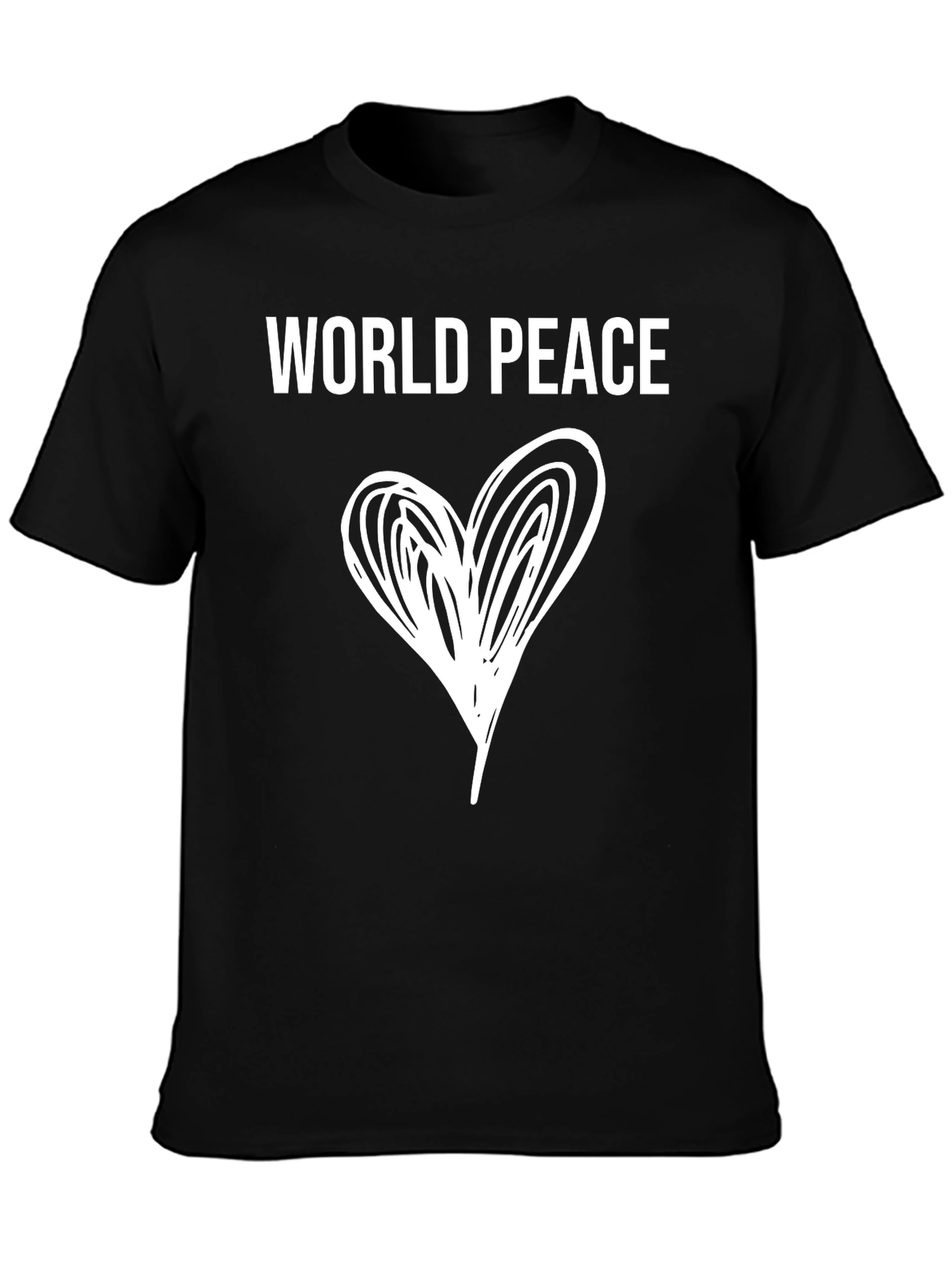 World Peace Heart Graphic Tee