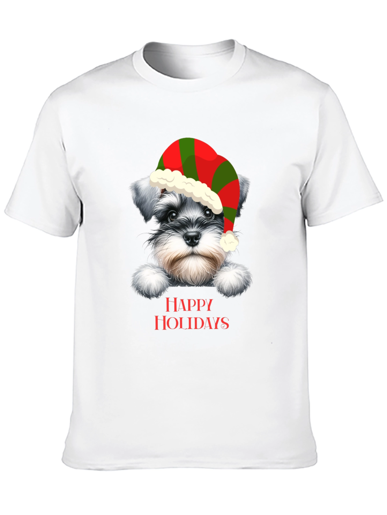 Festive Dog Holiday T-Shirt