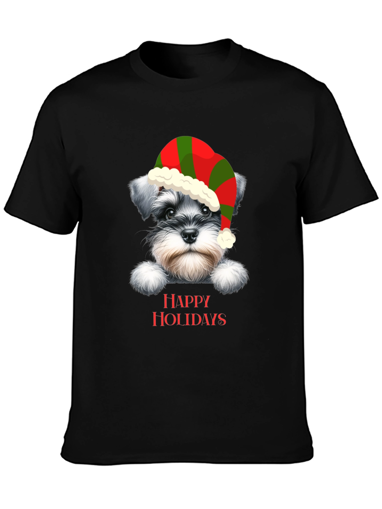 Festive Dog Holiday T-Shirt