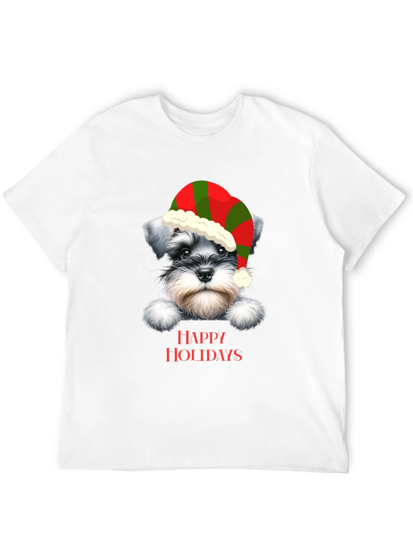 Festive Dog Holiday T-Shirt