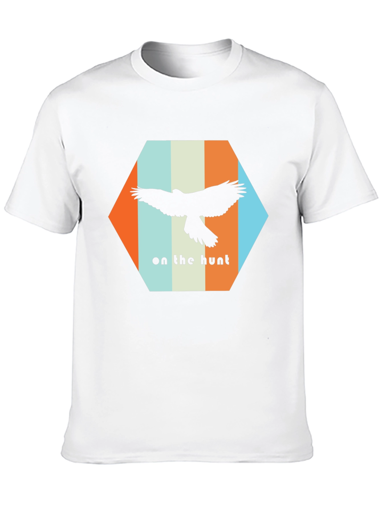 On The Hunt Graphic T-Shirt - Bird Silhouette Design