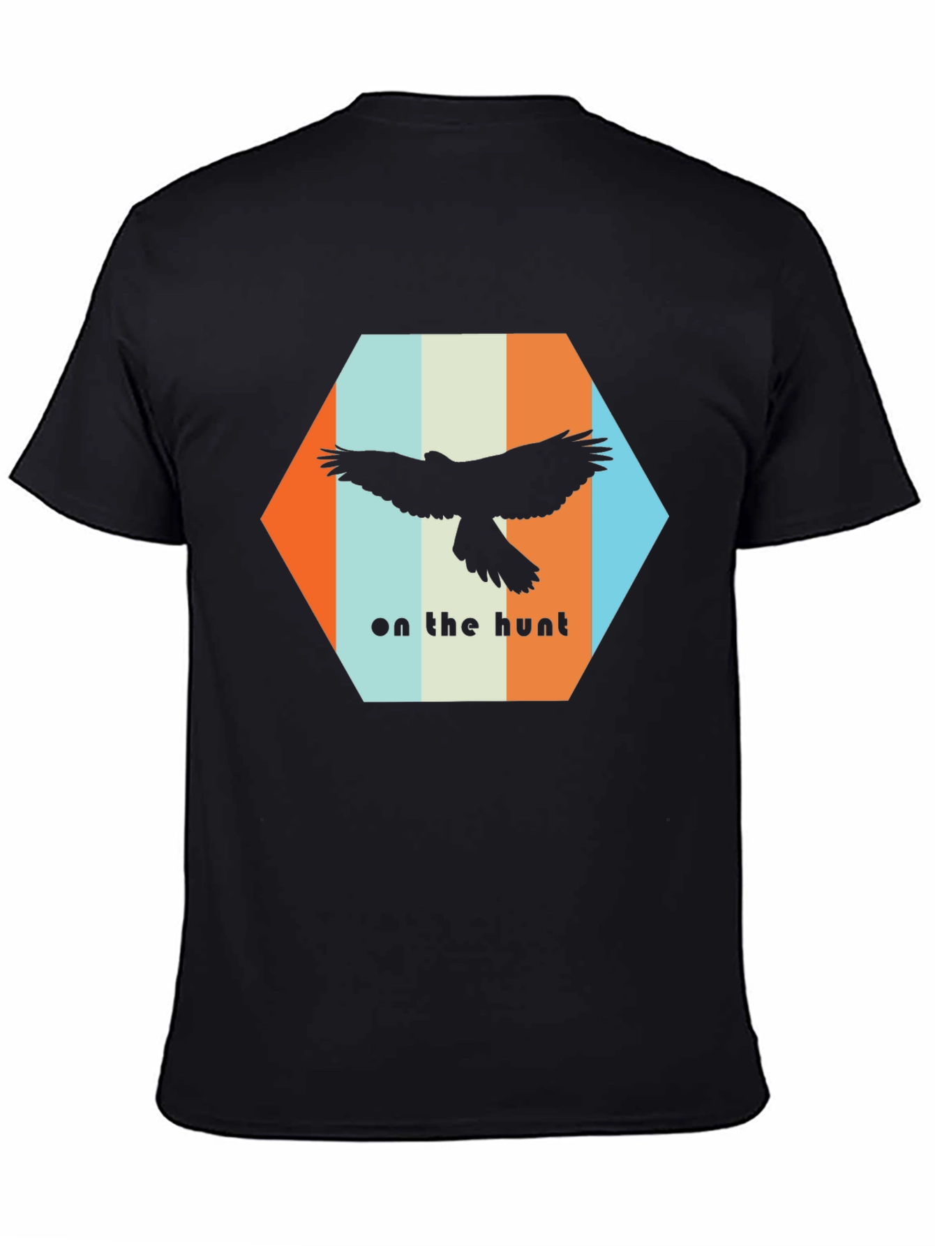 On The Hunt Graphic T-Shirt - Bird Silhouette Design