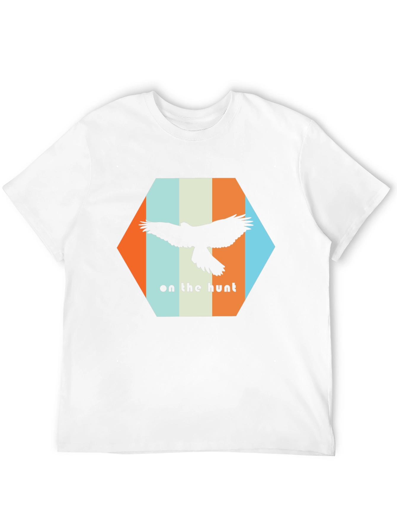On The Hunt Graphic T-Shirt - Bird Silhouette Design