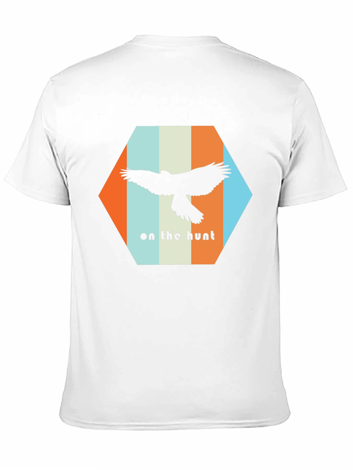 On The Hunt Graphic T-Shirt - Bird Silhouette Design