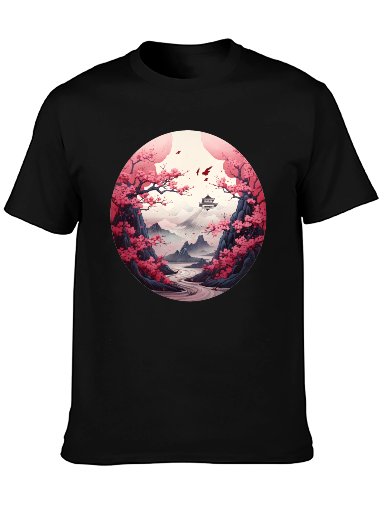 Cherry Blossom Mountain T-Shirt