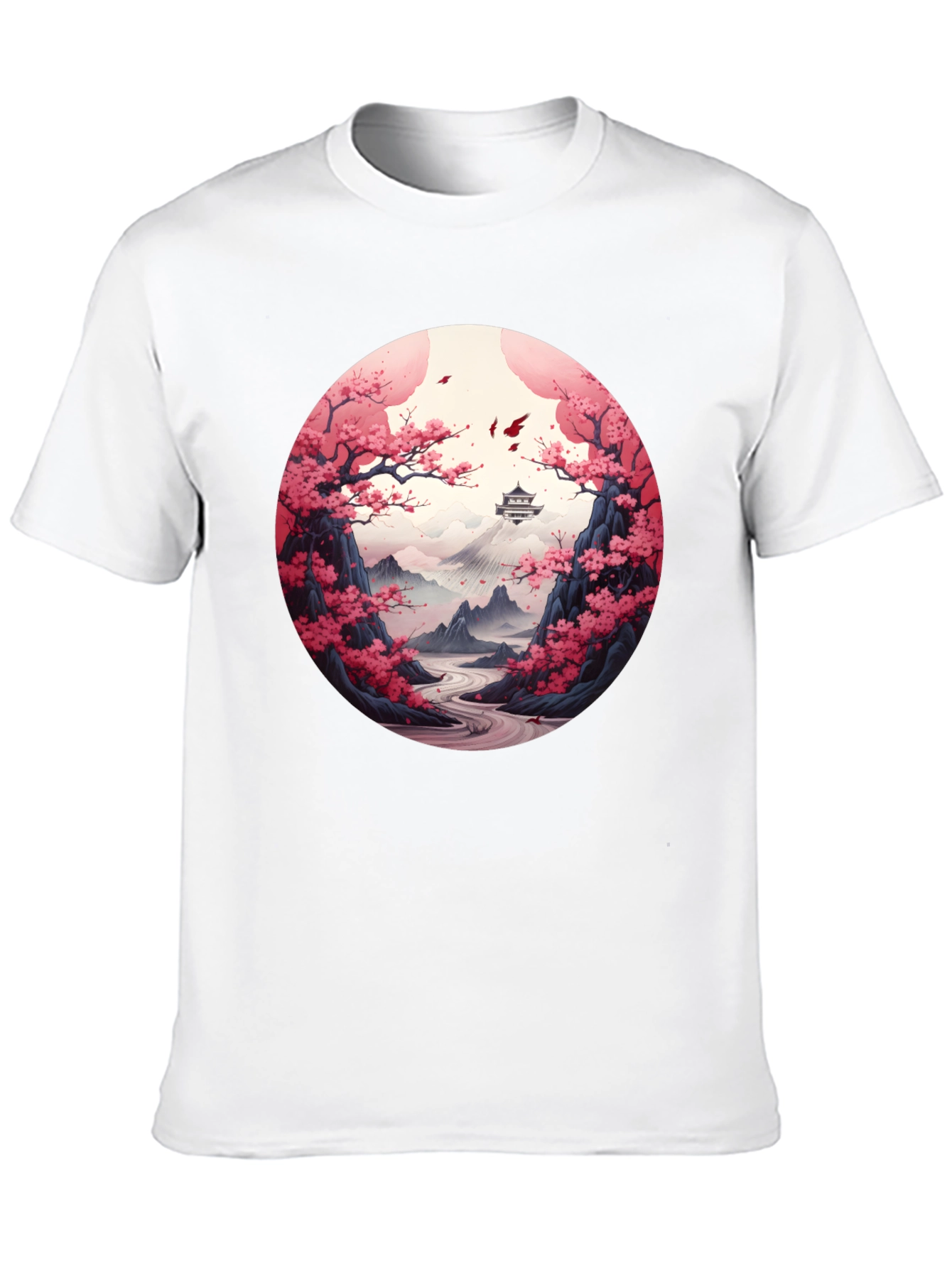 Cherry Blossom Mountain T-Shirt