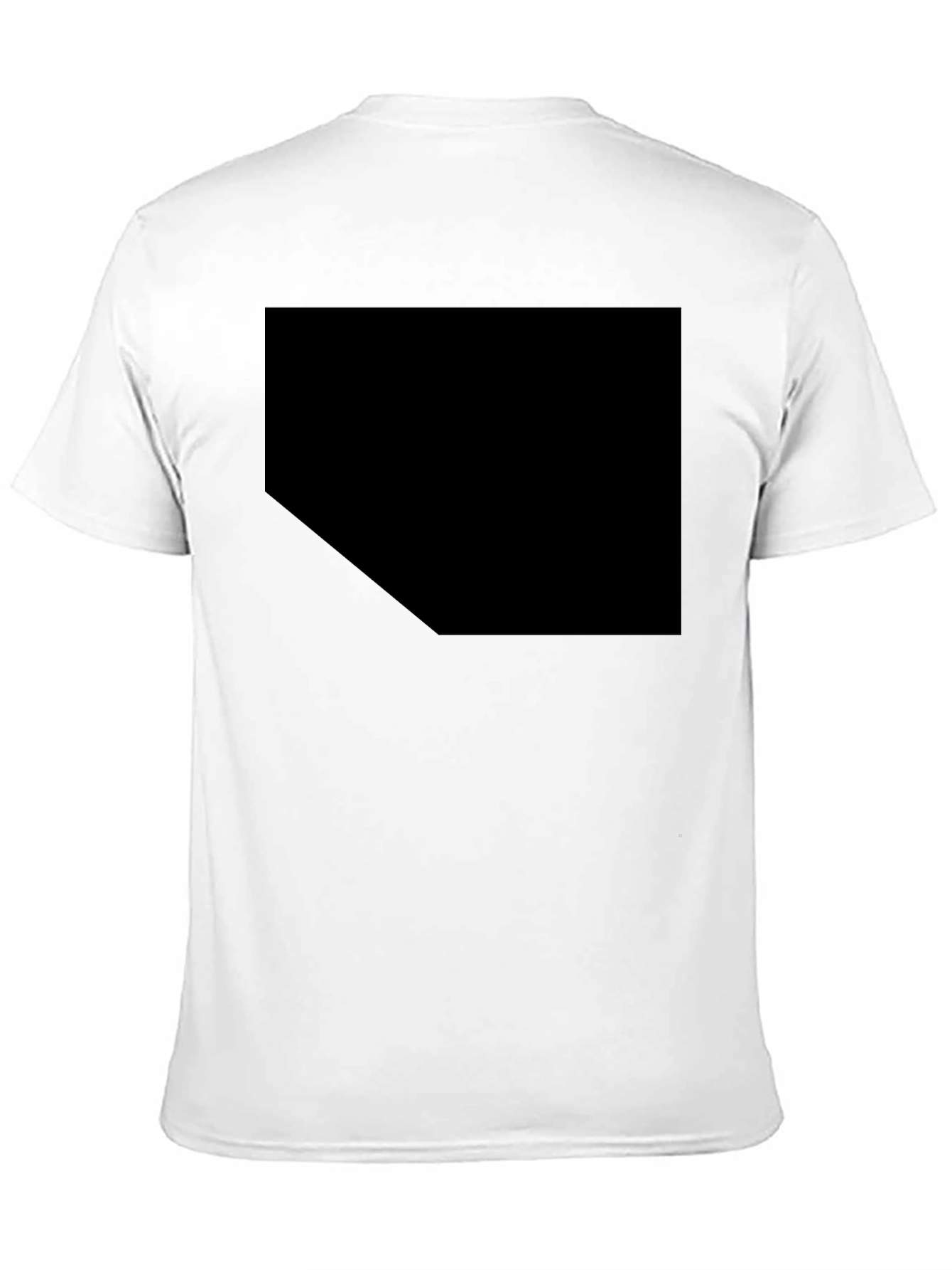 Solid Black Crew Neck T-Shirt