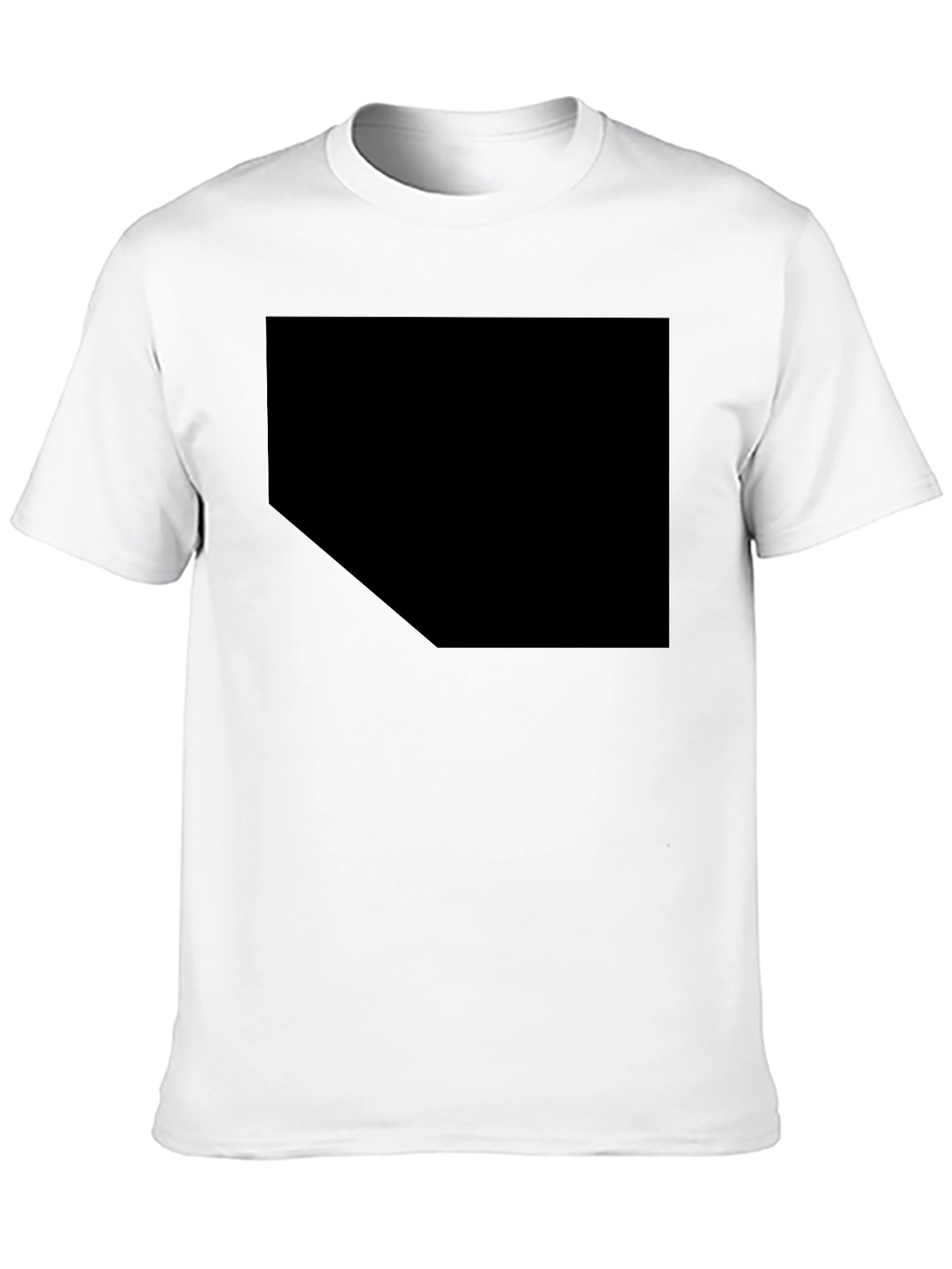 Solid Black Crew Neck T-Shirt