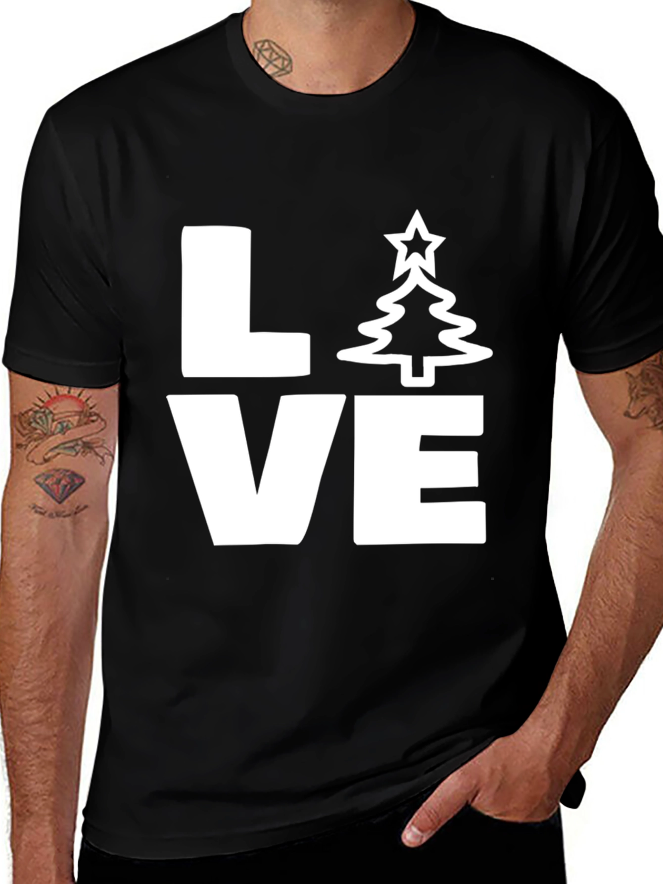 Christmas Tree Love T-Shirt - Holiday Season Apparel