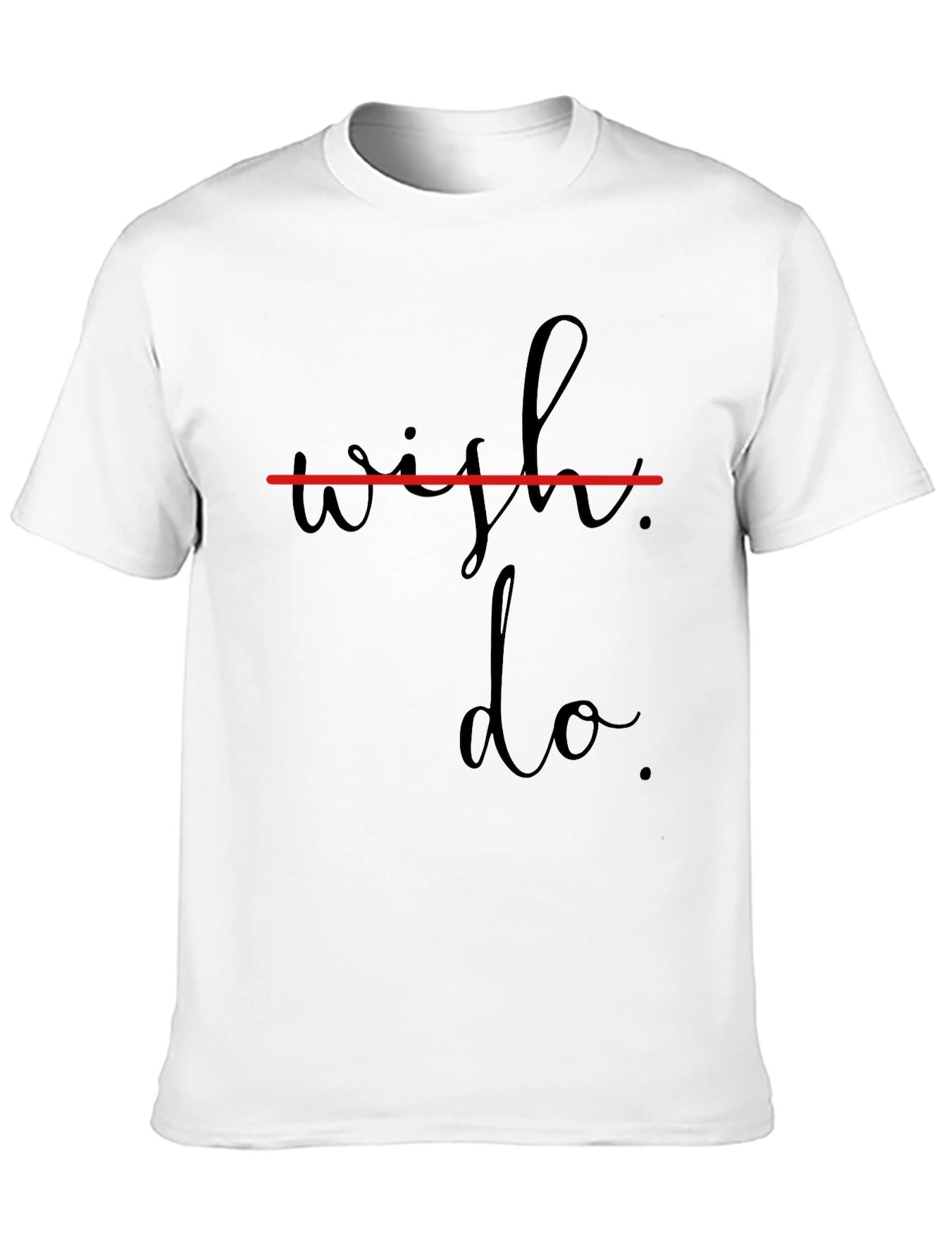 Wish Do T-Shirt - Stylish Mens Black Tee