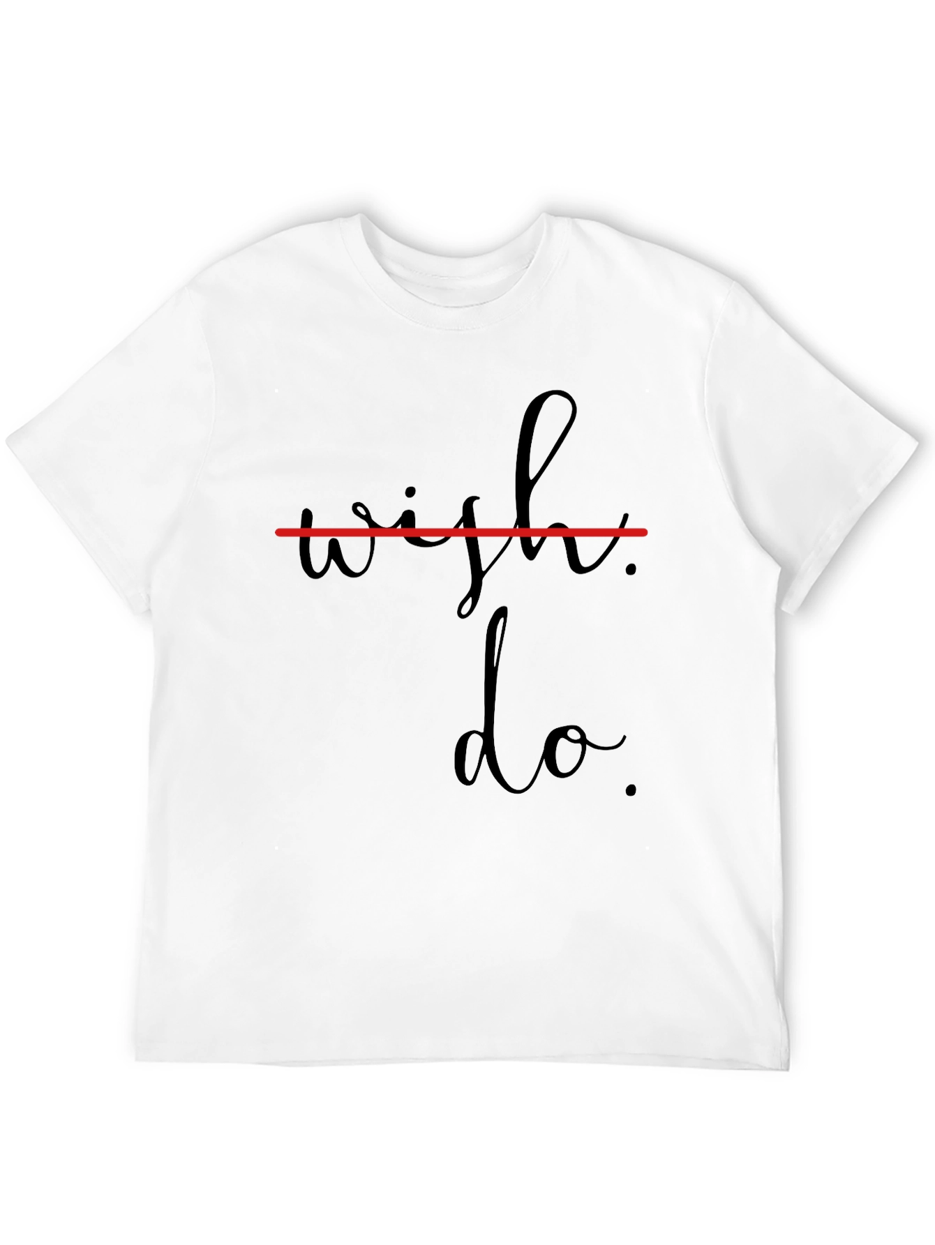 Wish Do T-Shirt - Stylish Mens Black Tee