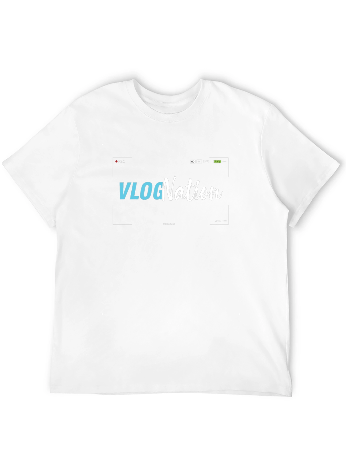 VlogNation T-Shirt - Black Cotton Tee