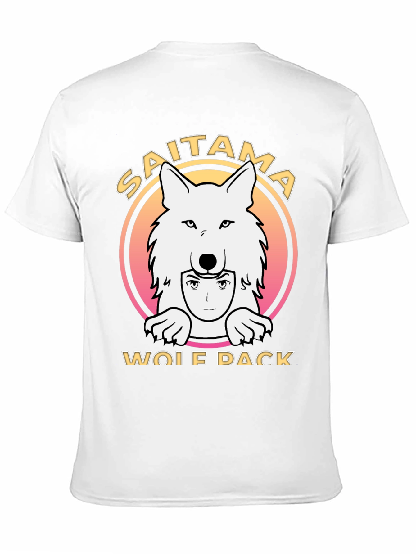 Saitama Wolf Pack T-Shirt - Anime Inspired Design