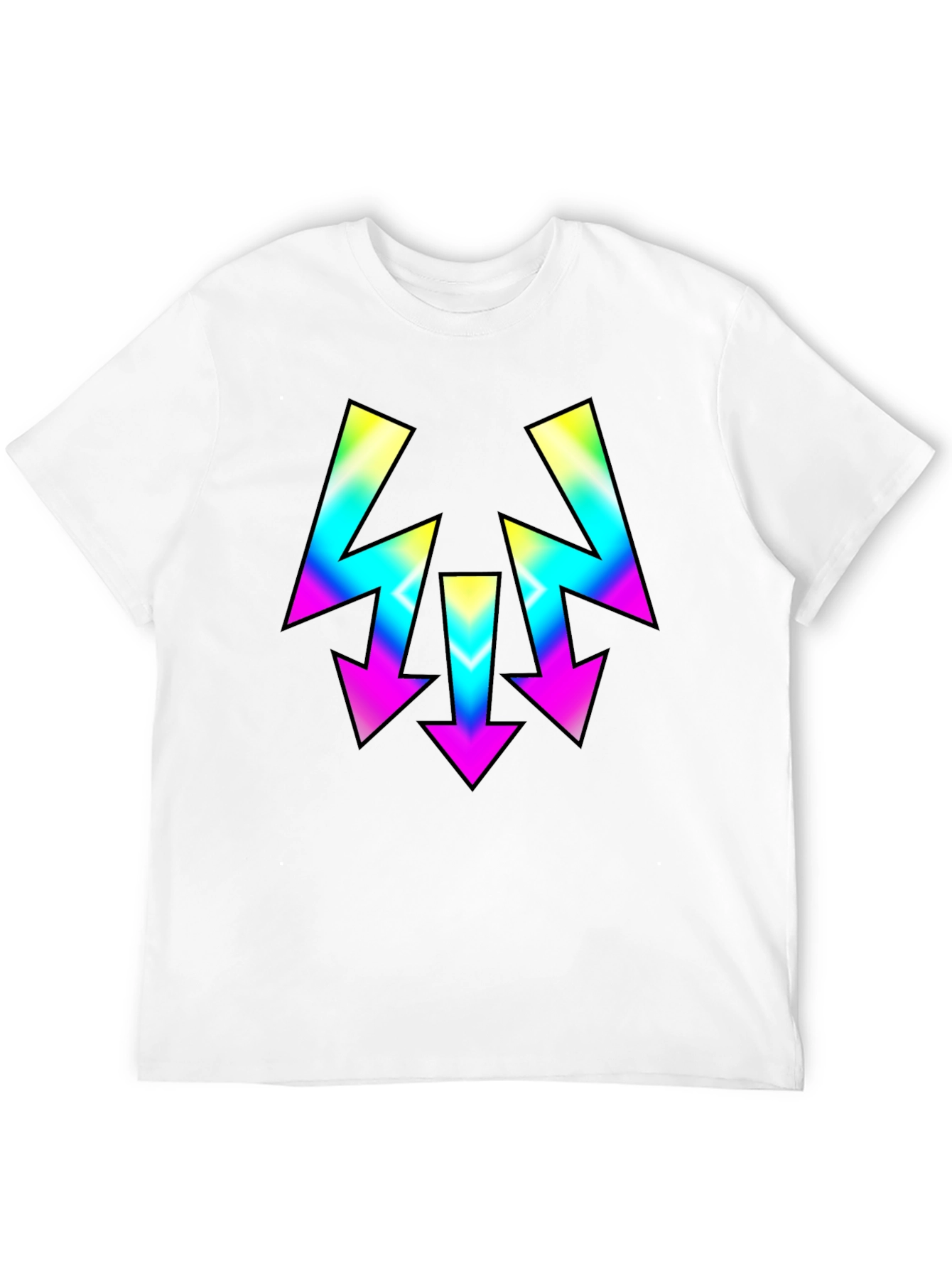 Retro Arrow Graphic Tee - Mens Black T-Shirt