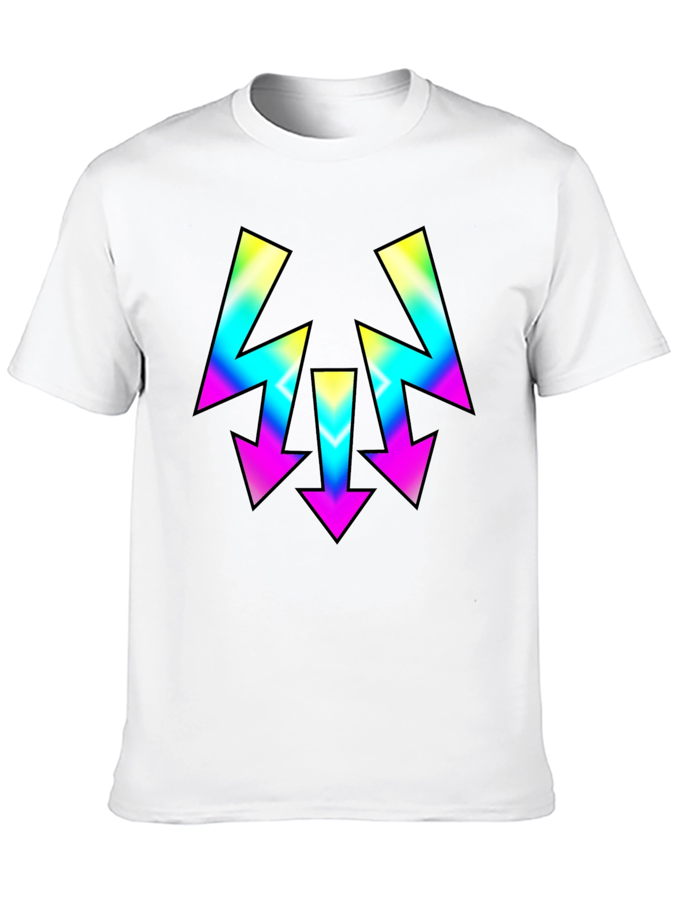 Retro Arrow Graphic Tee - Mens Black T-Shirt