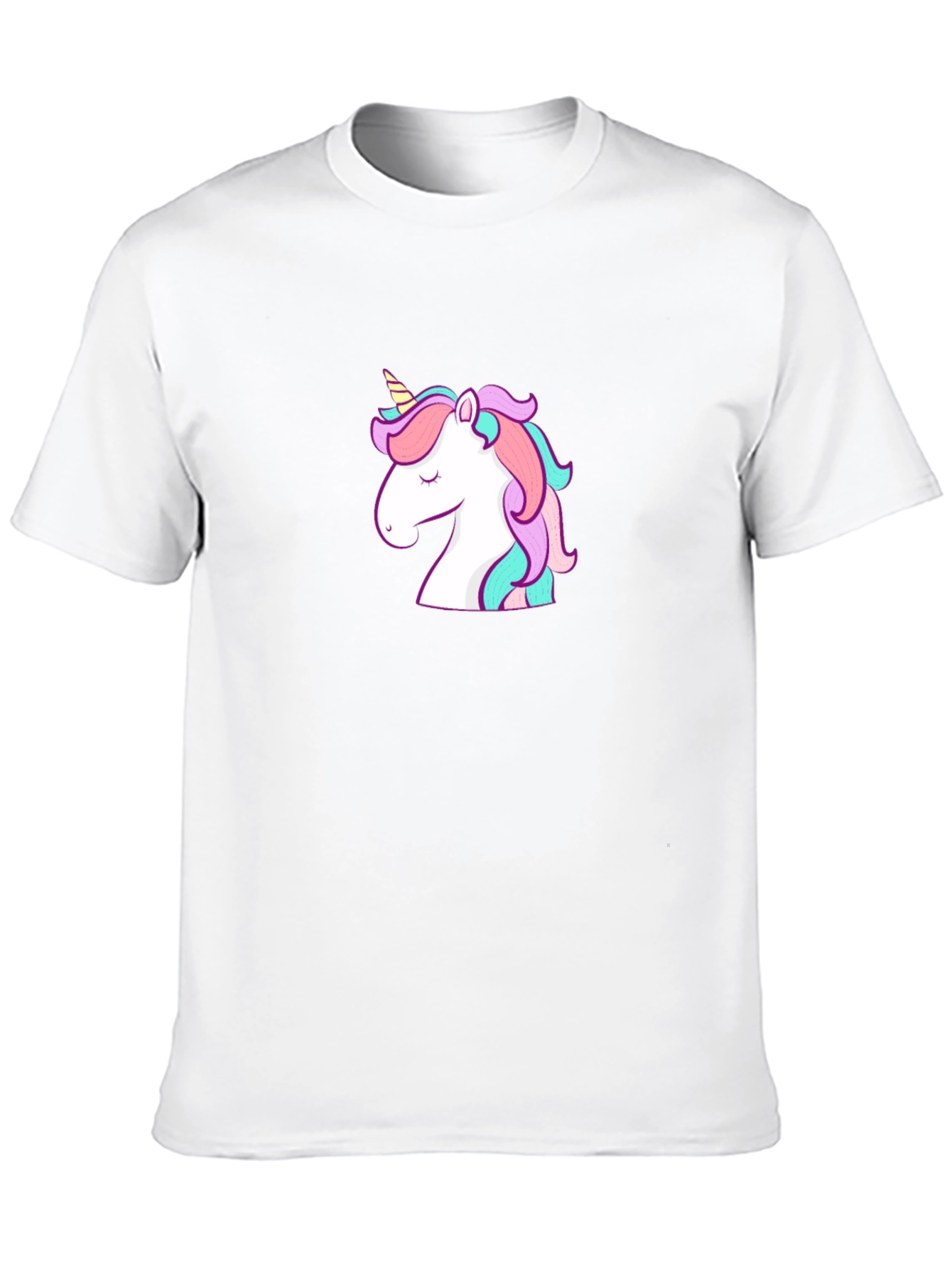 Unicorn Graphic Black Tee Shirt
