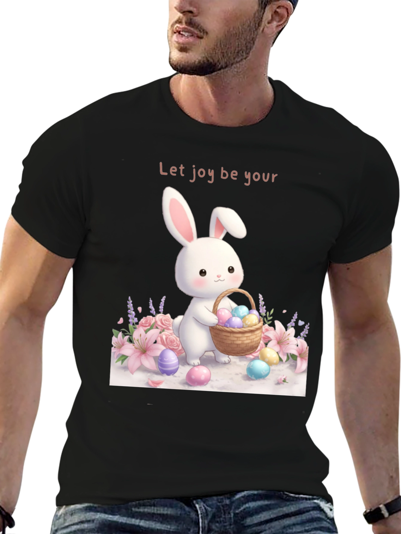 Easter Joy T-Shirt - Bunny & Eggs