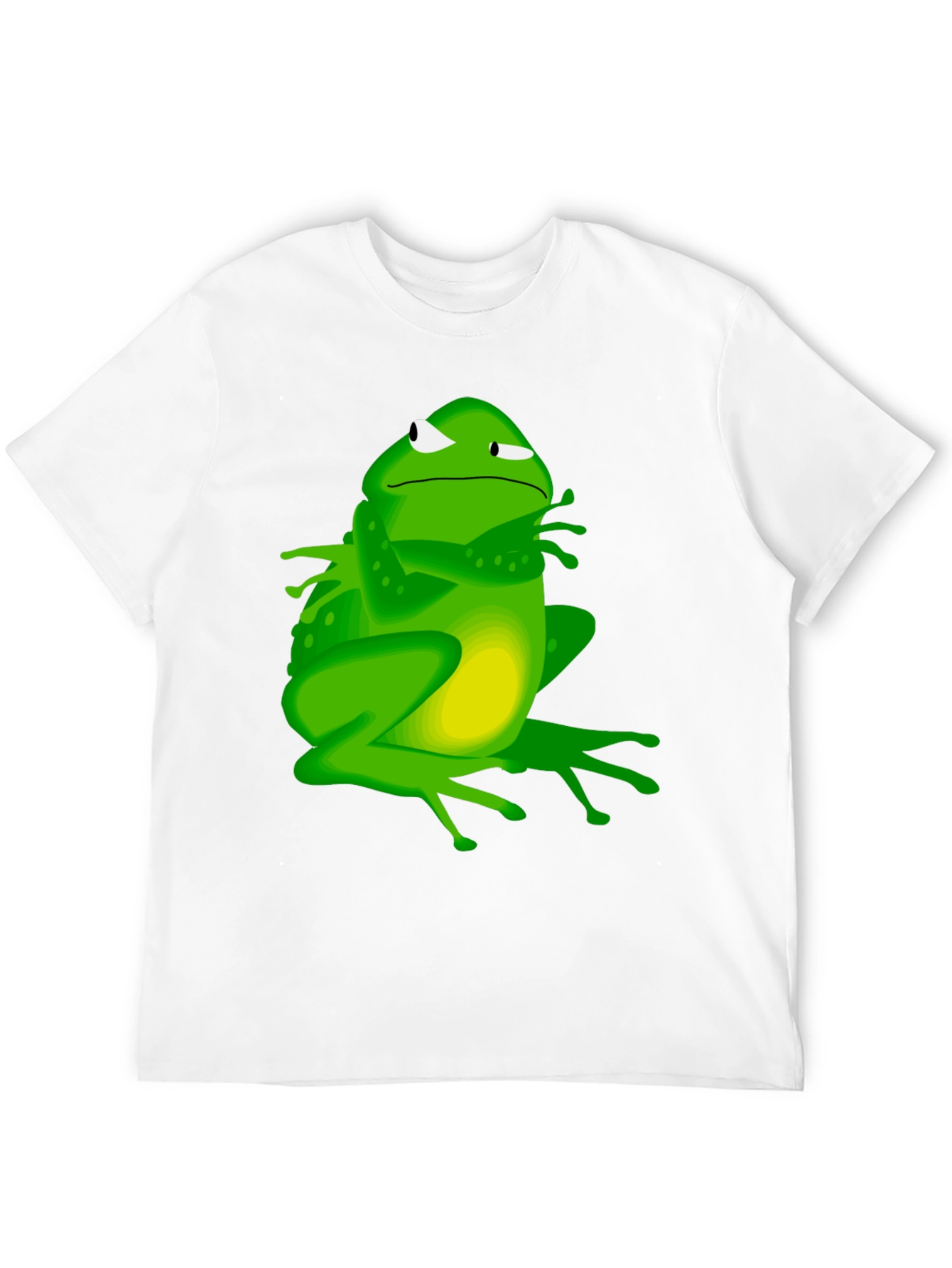Grumpy Frog Graphic Tee - Mens Black T-Shirt
