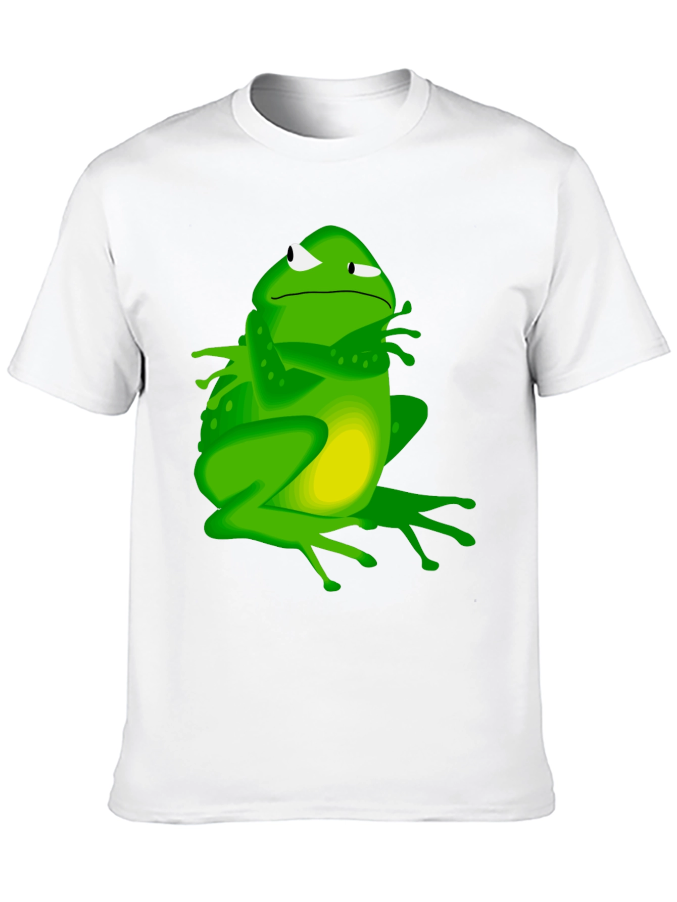 Grumpy Frog Graphic Tee - Mens Black T-Shirt
