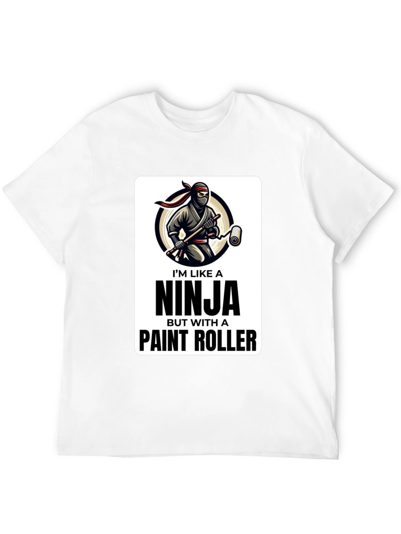 Ninja Painter T-Shirt - Funny Painting Tee