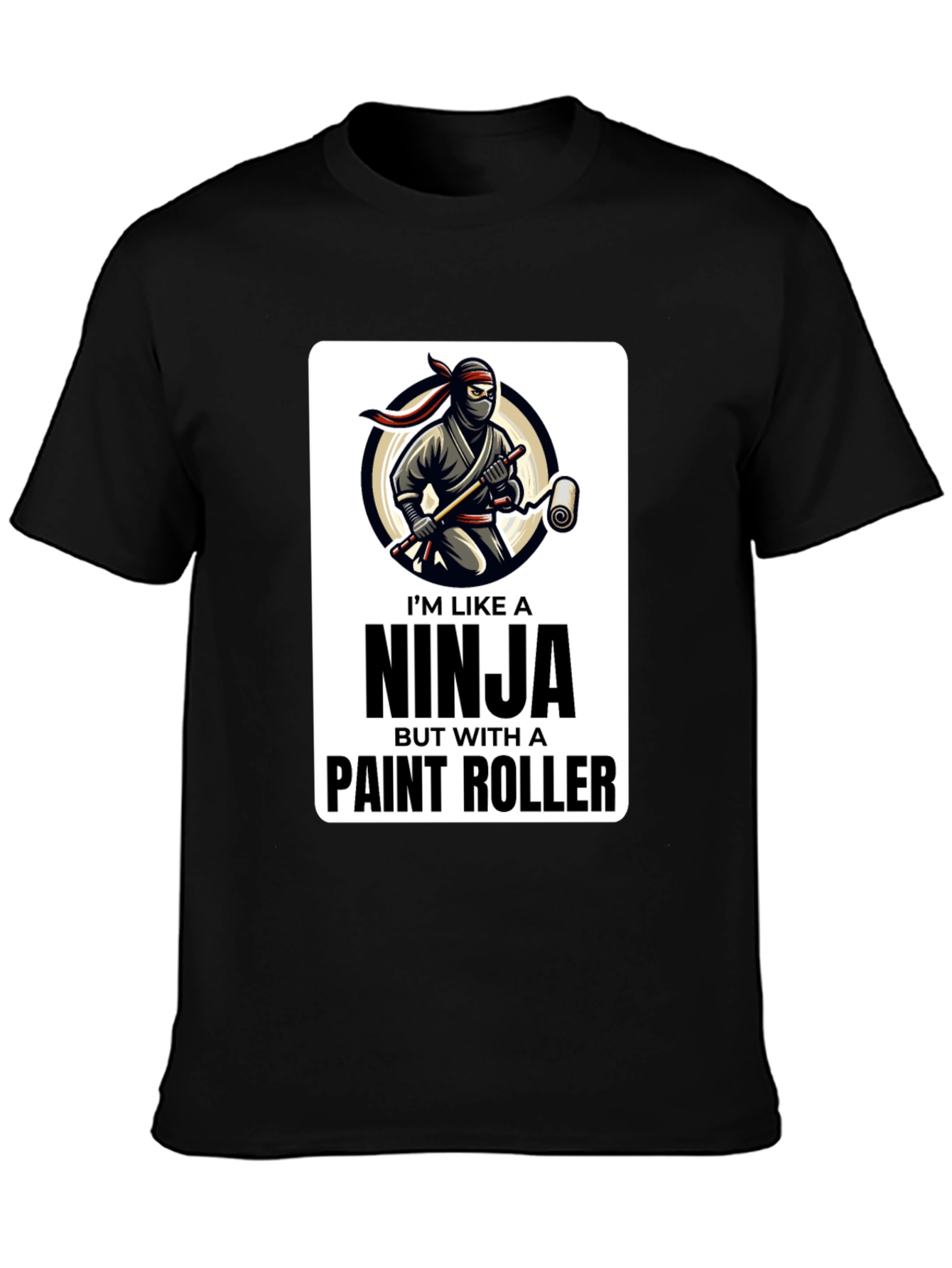 Ninja Painter T-Shirt - Funny Painting Tee